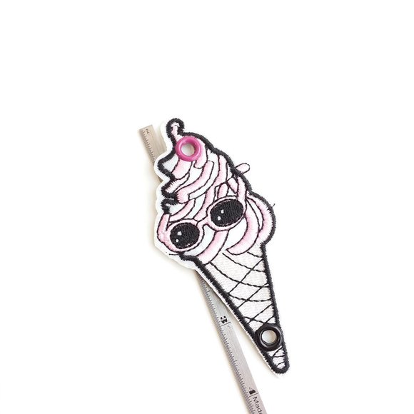 4/$20 Kawaii cartoon food Ice Cream cone roller skate patch shoelace boot charm - Picture 3 of 5